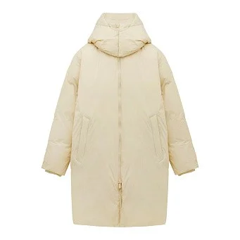 Оверсайз пуховик женский SHU бежевый